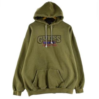 ゲス(GUESS)の古着 ゲス Guess スウェットプルオーバーパーカー メンズXL /eaa300239(スウェット)