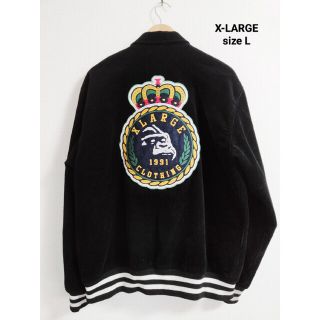 エクストララージ(XLARGE)のX-LARGE エクストララージ コーデュロイ ワッペン ジャケット(スタジャン)