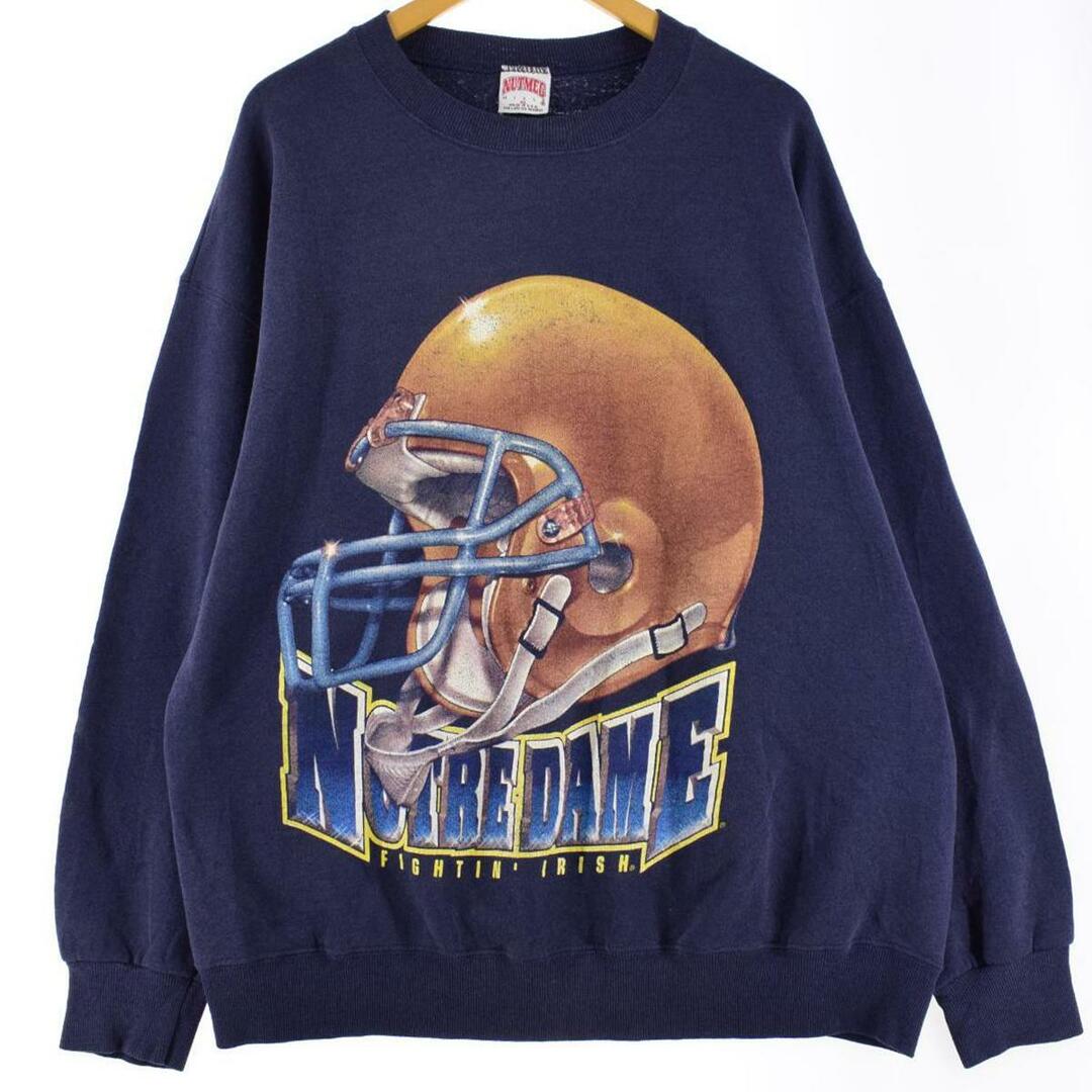 古着 90年代 NUTMEG NOTRE DAMEノートルダム大学 ファイティングアイ