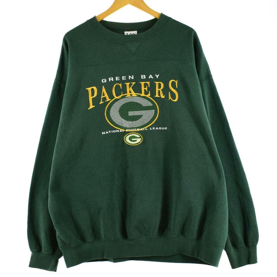 リー Lee SPORT NFL GREEN BAY PACKERS グリーンベイパッカーズ スウェットシャツ トレーナー メンズXXL /eaa300998