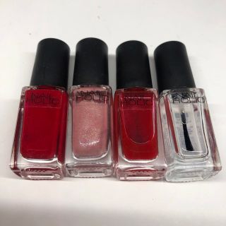 ネイルホリック(NAIL HOLIC)のコーセー　ネイルホリック　マニキュア　ベースコート　４本セット(ネイルトップコート/ベースコート)