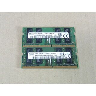 DDR4メモリー 32GB(16GB×2) PC4-2400T ノートPC用-2(PCパーツ)