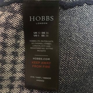 【新品】HOBBS london ニット　ワンピース　千鳥柄　キャサリン妃