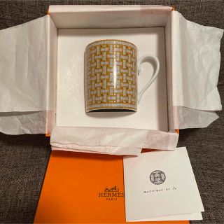 エルメス(Hermes)のエルメス　ヴァンキャトル  モザイク　イエロー　マグカップ(食器)