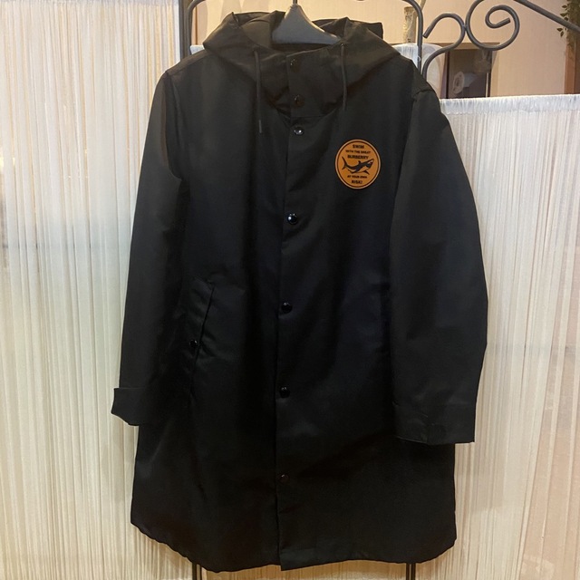 超美品☆BURBERRY 21SS シャークグラフィックパーカー 黒