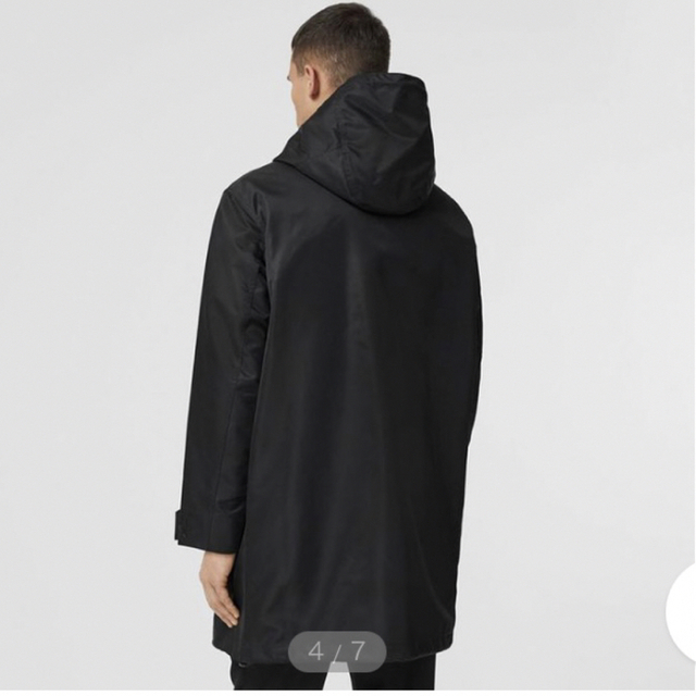 超美品☆BURBERRY 21SS シャークグラフィックパーカー 黒