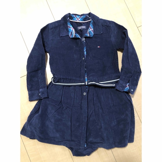 TOMMY HILFIGER(トミーヒルフィガー)の女児ワンピース　92cm キッズ/ベビー/マタニティのキッズ服女の子用(90cm~)(ワンピース)の商品写真