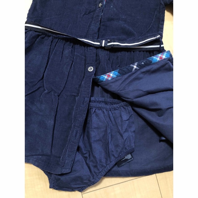 TOMMY HILFIGER(トミーヒルフィガー)の女児ワンピース　92cm キッズ/ベビー/マタニティのキッズ服女の子用(90cm~)(ワンピース)の商品写真