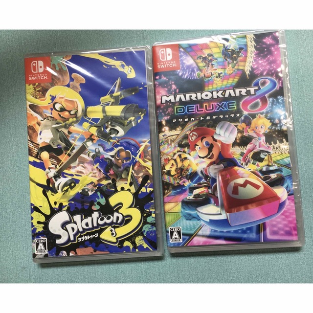 即日発送便★新品★スプラトゥーン3 & マリオカート8シュリンク付 パッケージ版 | フリマアプリ ラクマ
