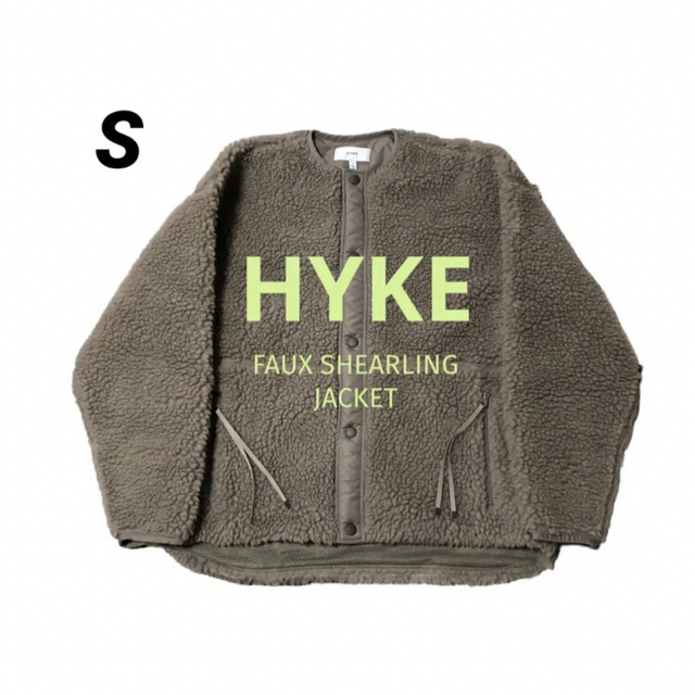 値下げ　HYKE ハイク:FAUX SHEARLING JACKET