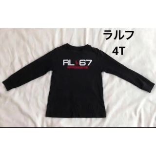 ポロラルフローレン(POLO RALPH LAUREN)のラルフローレン  長袖Tシャツ  黒　4T(Tシャツ/カットソー)