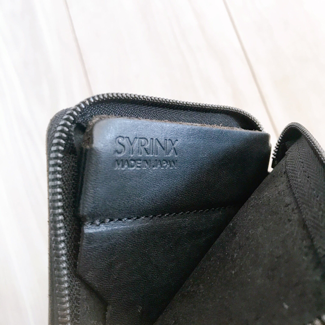 【美品】SYRINX 短財布《単》HITOE Short wallet