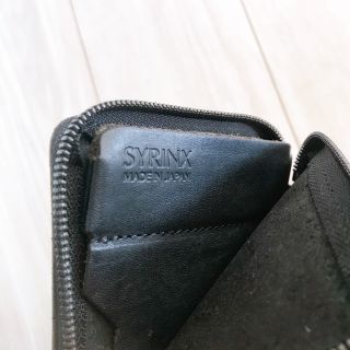 【未使用新品】SYRINX 短財布《単》HITOE Short wallet