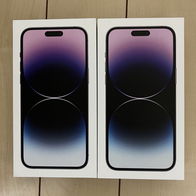 新品未開封　iPhone14pro max 256GB ディープパープル 2台