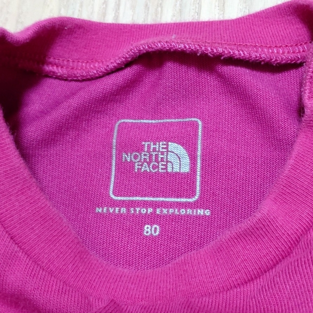 THE NORTH FACE(ザノースフェイス)のTHENORTHFACE(ザノースフェイス)　ロゴTシャツ　80㎝ キッズ/ベビー/マタニティのベビー服(~85cm)(Ｔシャツ)の商品写真