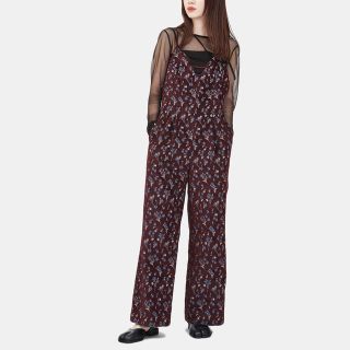 mame - Floral Jacquard Sleeveless Jumpsuitsの通販 by shop|マメ