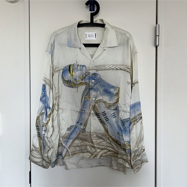 Hajime Sorayama X 2G Silk Satin Shirt