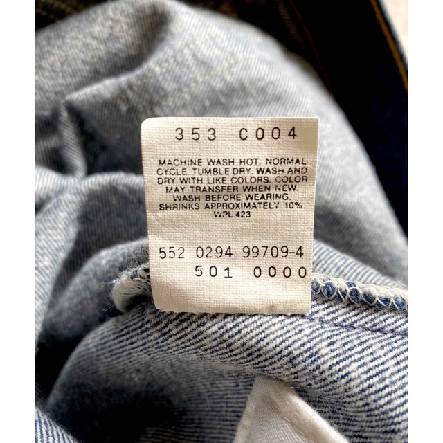 Levi's - リーバイス 501 w36 米国製 濃紺の通販 by SALE｜リーバイス