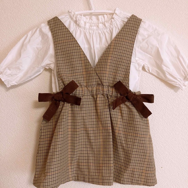 F.O.KIDS(エフオーキッズ)のワンピース　ロンパース　ベビー子供服70 キッズ/ベビー/マタニティのベビー服(~85cm)(ロンパース)の商品写真