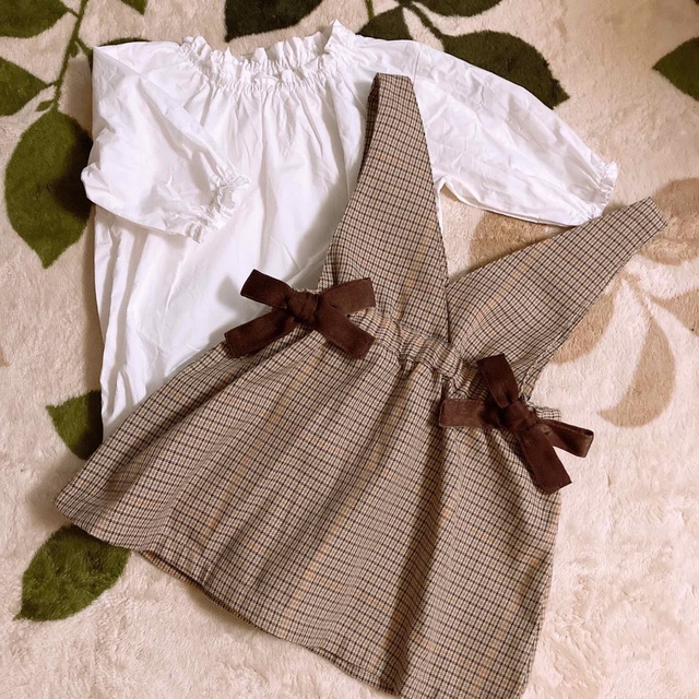 F.O.KIDS(エフオーキッズ)のワンピース　ロンパース　ベビー子供服70 キッズ/ベビー/マタニティのベビー服(~85cm)(ロンパース)の商品写真