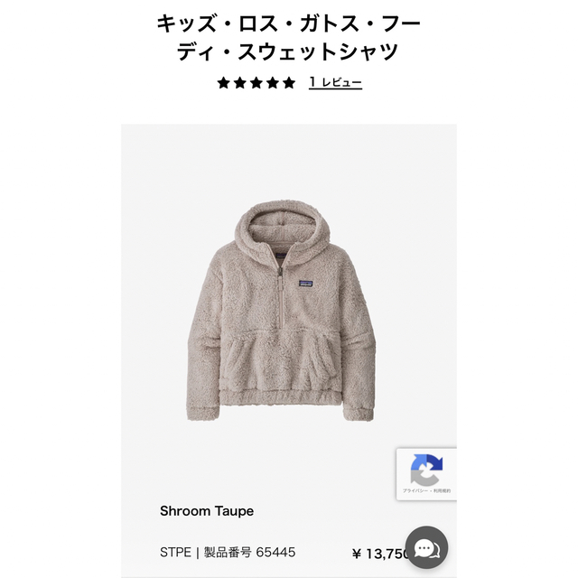 patagonia(パタゴニア)の美品patagonia パタゴニア ロスガトスフーディー　スウェットシャツ レディースのトップス(その他)の商品写真