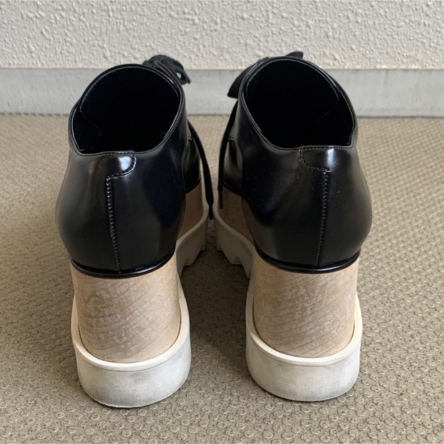 Stella McCartney(ステラマッカートニー)のステラマッカートニー  エリス 厚底 シューズ スニーカー レディース 黒 美品 レディースの靴/シューズ(スニーカー)の商品写真