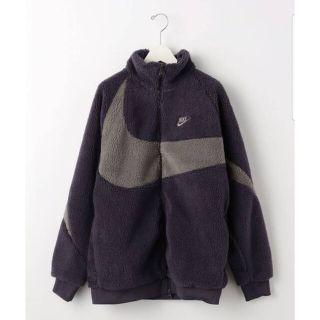 ナイキ(NIKE)の新品☆NIKE フルジップ スウッシュ リバーシブル ボア ジャケット(L)(ブルゾン)