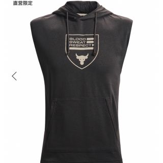 アンダーアーマー(UNDER ARMOUR)のアンダーアーマー プロジェクトロック ヘビーウエイト テリー スリーブレス LG(Tシャツ/カットソー(半袖/袖なし))