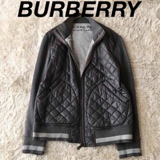 バーバリーブラックレーベル(BURBERRY BLACK LABEL)の人気✨ バーバリーブラックレーベル キルティング ブルゾン ジャケット 刺繍 M(ブルゾン)