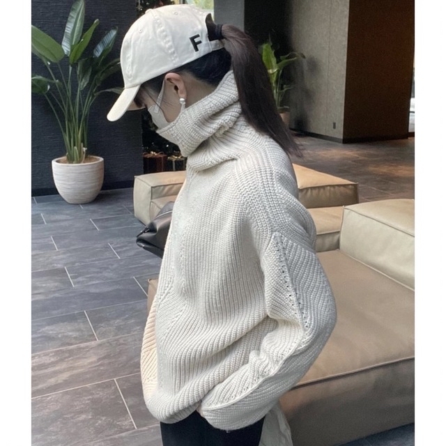 ☆ FASHIRU bulky high neck knit