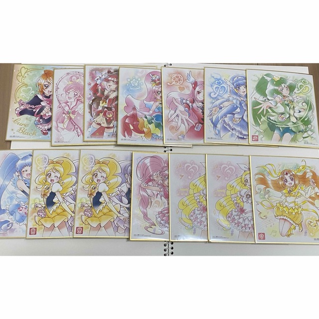 プリキュア 色紙ART 14枚セット(被りあり)