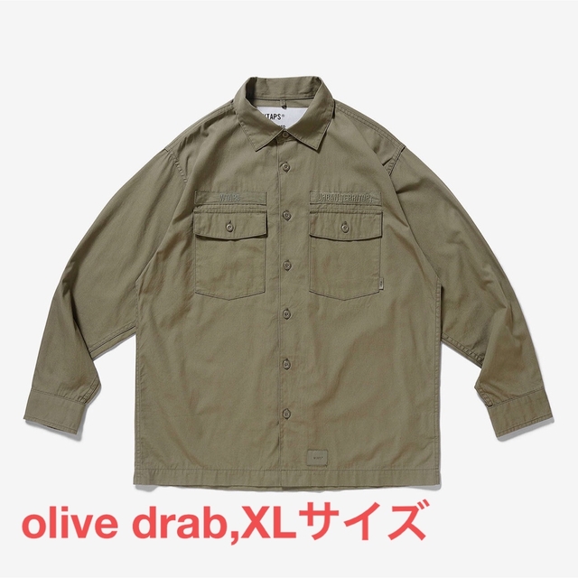 WTAPS 22AW CBW LS オリーブ L シャツ