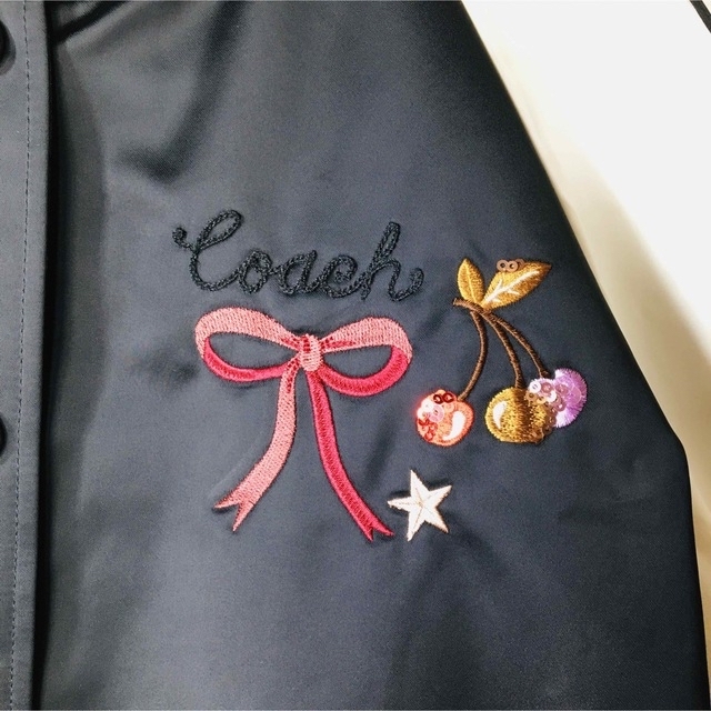 COACH - コーチ COACH スカジャン ブルゾン リバーシブル リボン