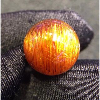 ⭐︎天然銅色ゴールドルチルクオーツ 丸玉 15+mmの通販 by Rui|ラクマ