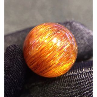 ⭐︎天然銅色ゴールドルチルクオーツ 丸玉 15+mmの通販 by Rui|ラクマ