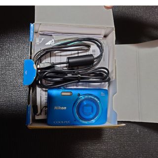 ニコン(Nikon)のニコン デジタルカメラ クールピクス S3600 コバルトブルー(1台)(コンパクトデジタルカメラ)