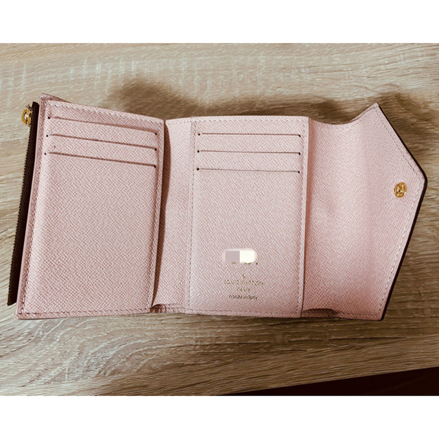 LOUIS VUITTON(ルイヴィトン)のルイヴィトン　財布　ピンク　折りたたみ レディースのファッション小物(財布)の商品写真