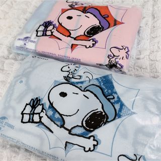 スヌーピー(SNOOPY)の2枚セット　スヌーピー　フェイス　タオル　セット　日本生命　ユニバーサルスタジオ(タオル)