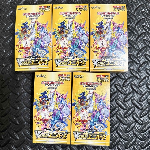 ポケモンカード　VSSTARユニバース　5BOX シュリンク付き