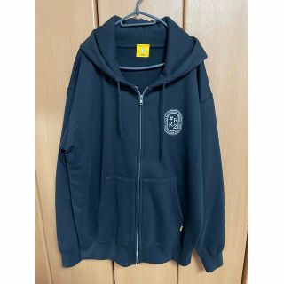 Circle Logo Zip up Hoodie #FR2 ベージュ