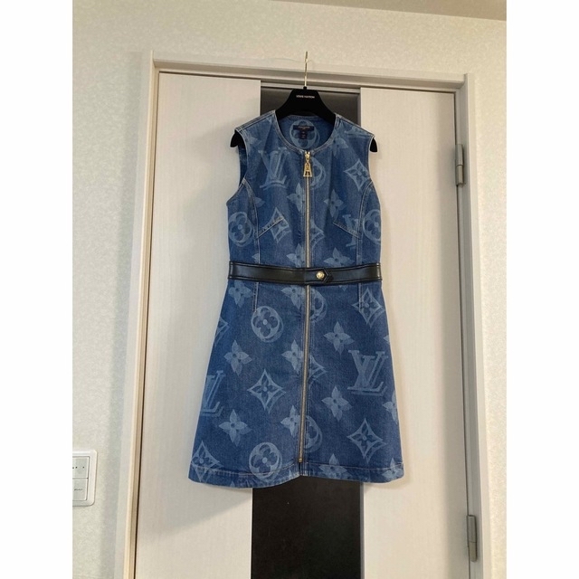 LOUIS VUITTON - 新品 ルイヴィトン♡ デニムジャンバー スカート