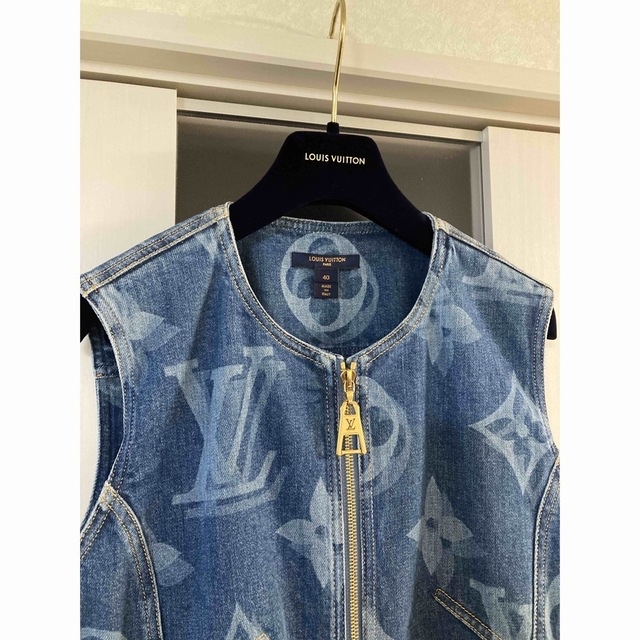 新品 ルイヴィトン♡ デニムジャンバー スカート サイズ40