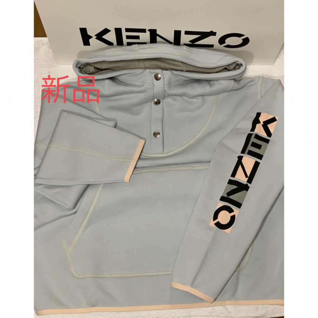 新品KENZO ホデイレディースオッバーサイズパーカー、タッグ付きサイズ-XS