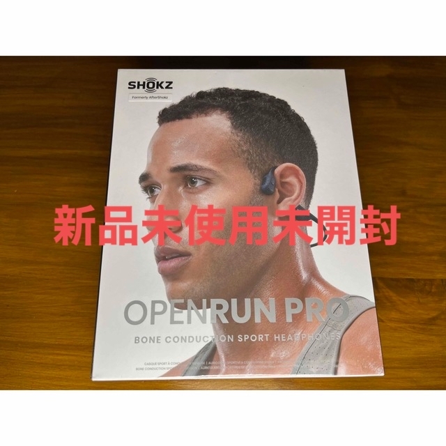 Shokz 骨伝導イヤホン OpenRun Pro ブラック新品未使用未開封 税をSALE ...