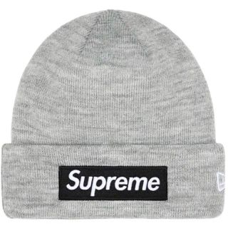 シュプリーム(Supreme)のSupreme New Era Box Logo Beanie Grey(ニット帽/ビーニー)