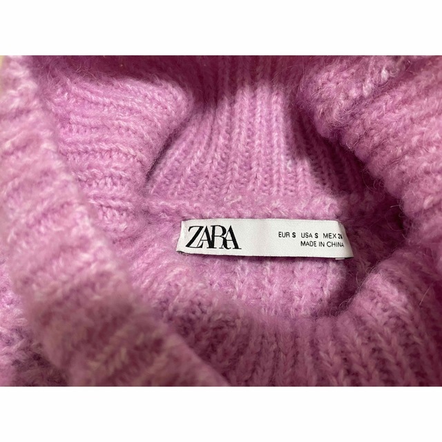 ZARA(ザラ)の⭐︎ZARAピンクニットオーバーサイズ⭐︎ レディースのトップス(ニット/セーター)の商品写真