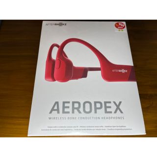 新品未開封】AfterShokz Aeropex 骨伝導イヤホン レッドの通販 by こ