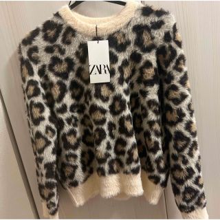 ZARA - ZARAレオパード柄ニットの通販 by KK.|ザラならラクマ ZARA - ZARAレオパード柄ニットの通販 by KK.|ザラならラクマ