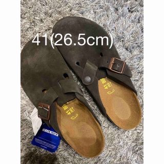 ビルケンシュトック(BIRKENSTOCK)のビルケンシュトック ボストン  モカ / モスグリーン(サンダル)