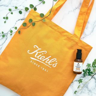 キールズ(Kiehl's)の値下げ：【新品未使用】Kiehl's (キールズ) トートバッグ イエロー(トートバッグ)